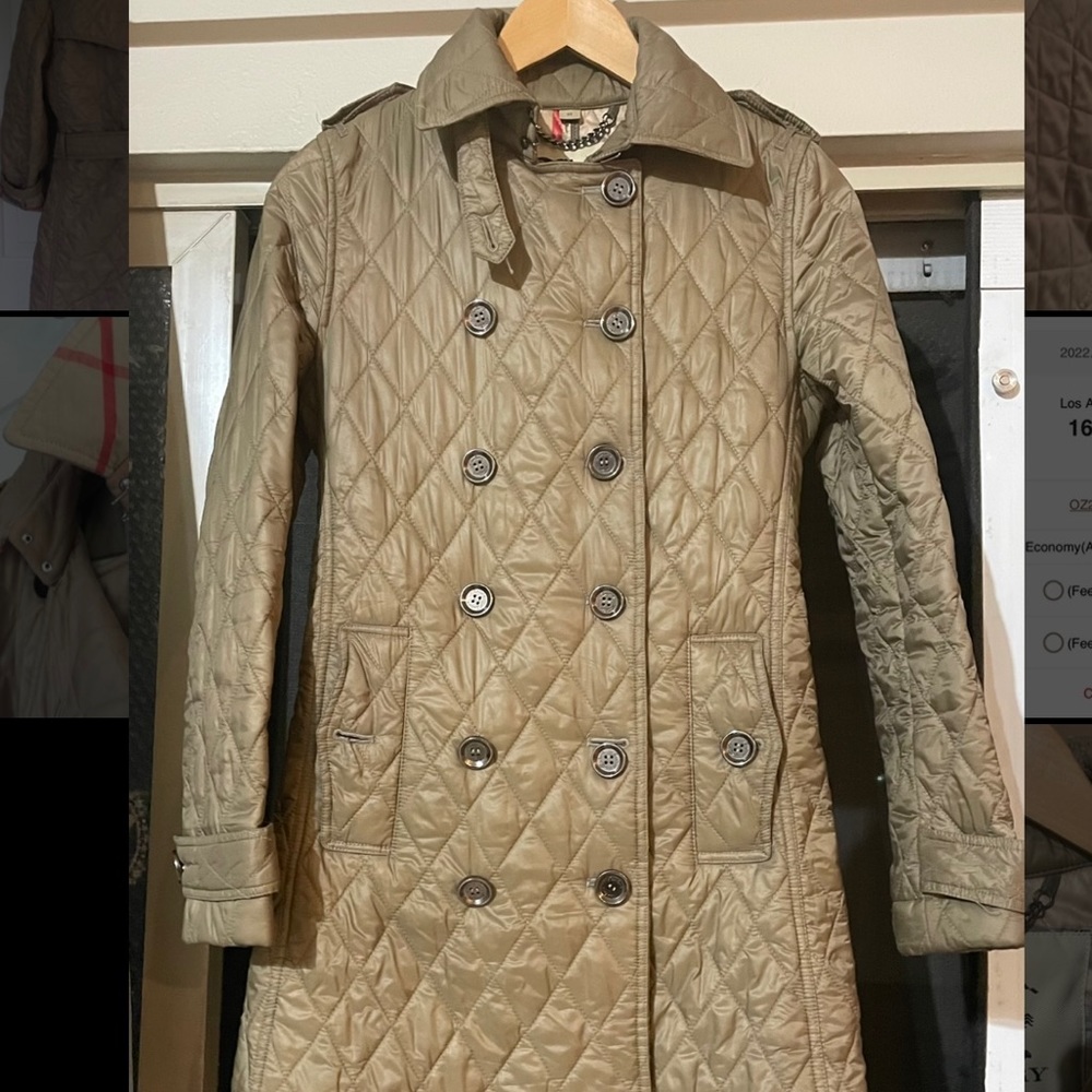 Burberry quilted jacket